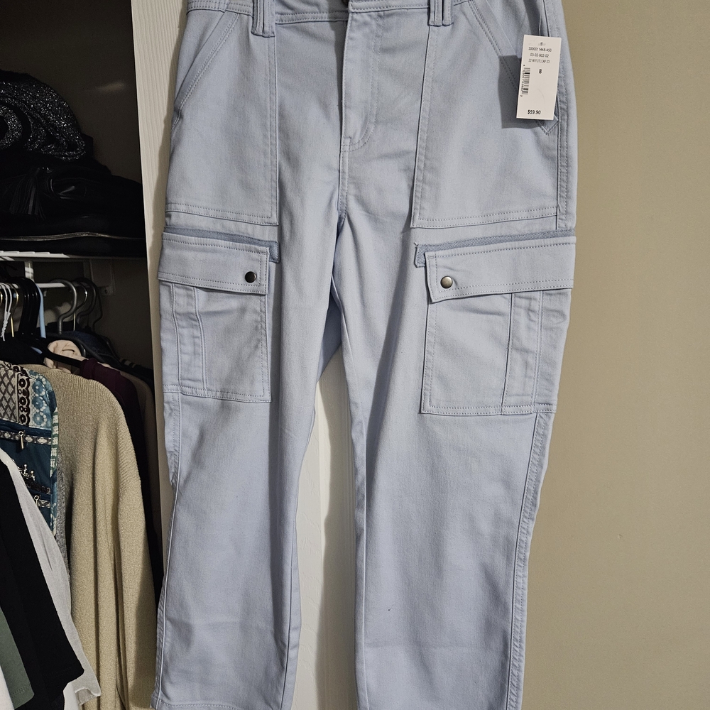 Ricki's Light Blue Cargo Capris